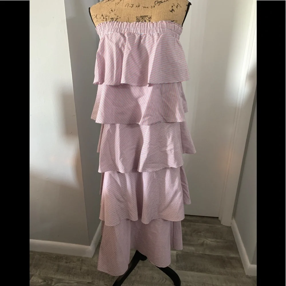 Anthropologie Prose and Poetry Strapless Dress - Picture 4 of 7